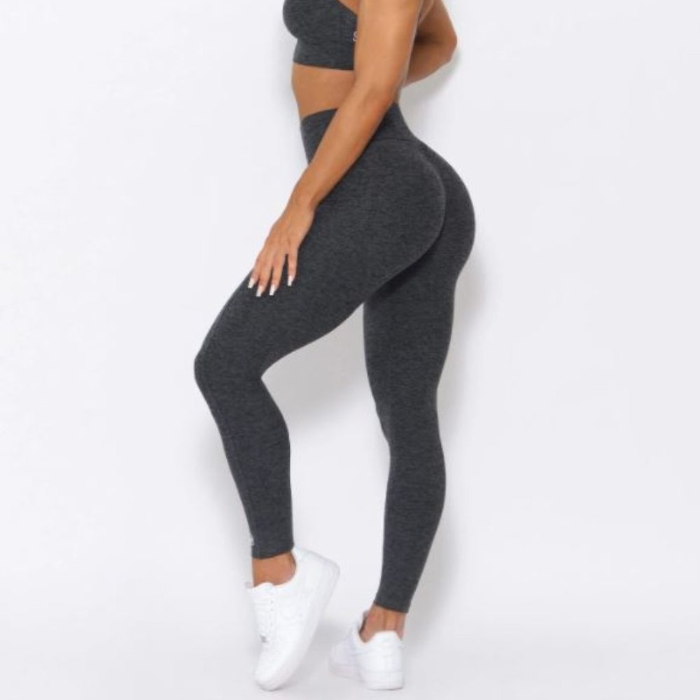 Bombshell Sportswear - Charcoal curves scrunch leggings - Size Small